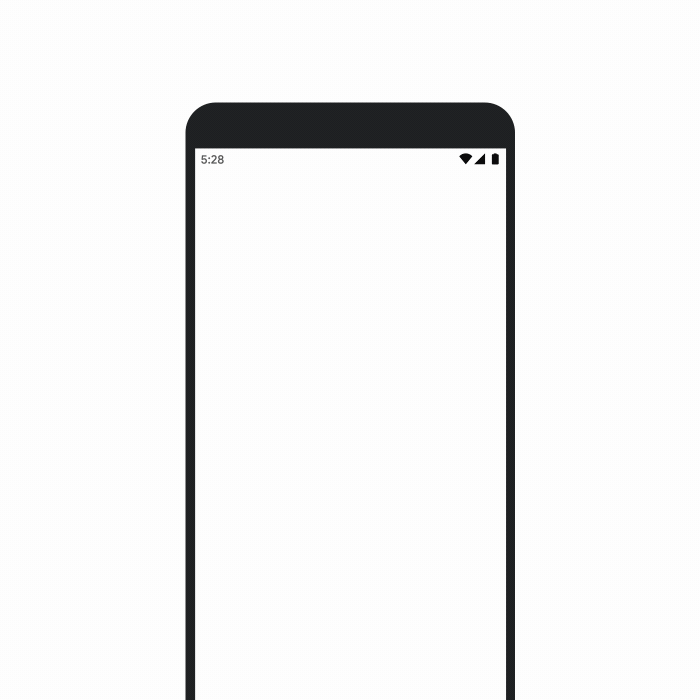 GIF animado mostrando a ferramenta de gerenciamento de armazenamento em uso no Google Fotos