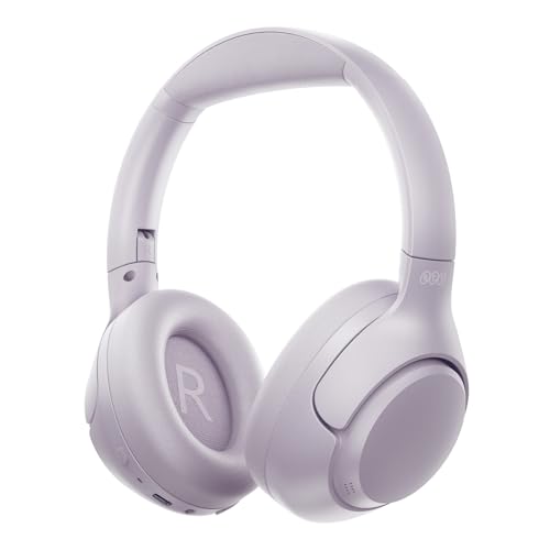 Fone de Ouvido Bluetooth QCY H3 ANC, Cancelamento de Ruído Ativo Headphone Bluetooth 5.4 Headset com Microfone, Certificação Hi-Res Audio, Conexão Multipontos, 70 horas reprodução (Roxo)