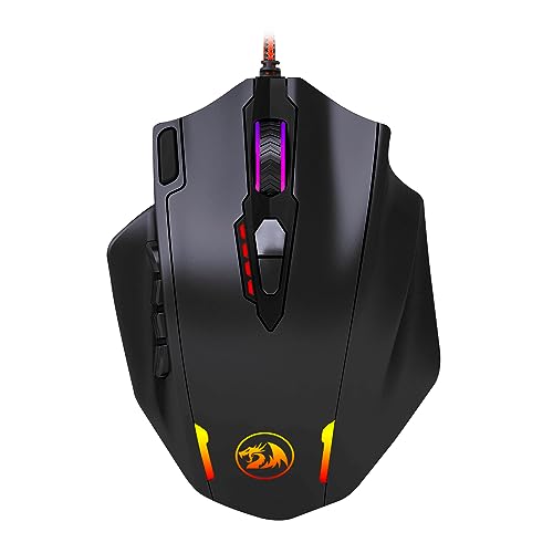 Mouse Gamer Redragon Impact Preto RGB M908