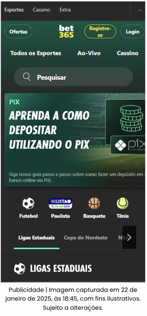 pix para depósitos bet365