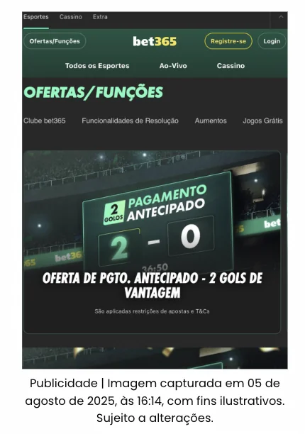 bônus no app bet365