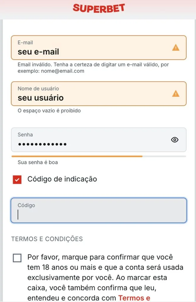 código promocional superbet JOGAVIP
