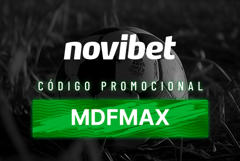 Código Promocional Novibet: use MDFMAX em 2025