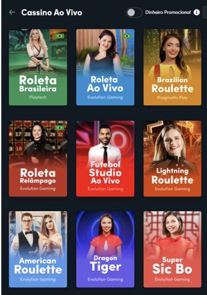 cassino ao vivo blaze