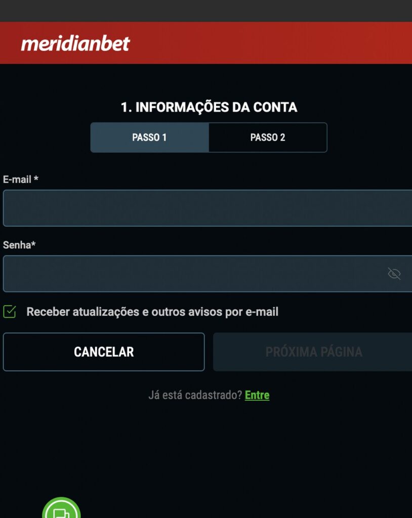 registro meridianbet