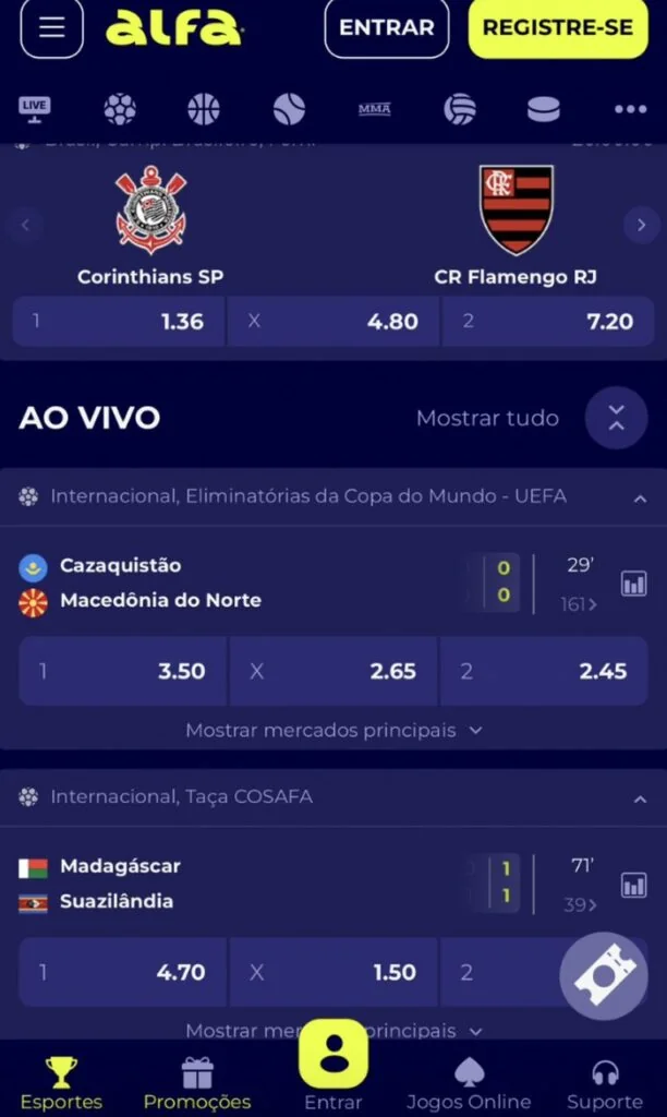 apostar sem código promocional alfa bet