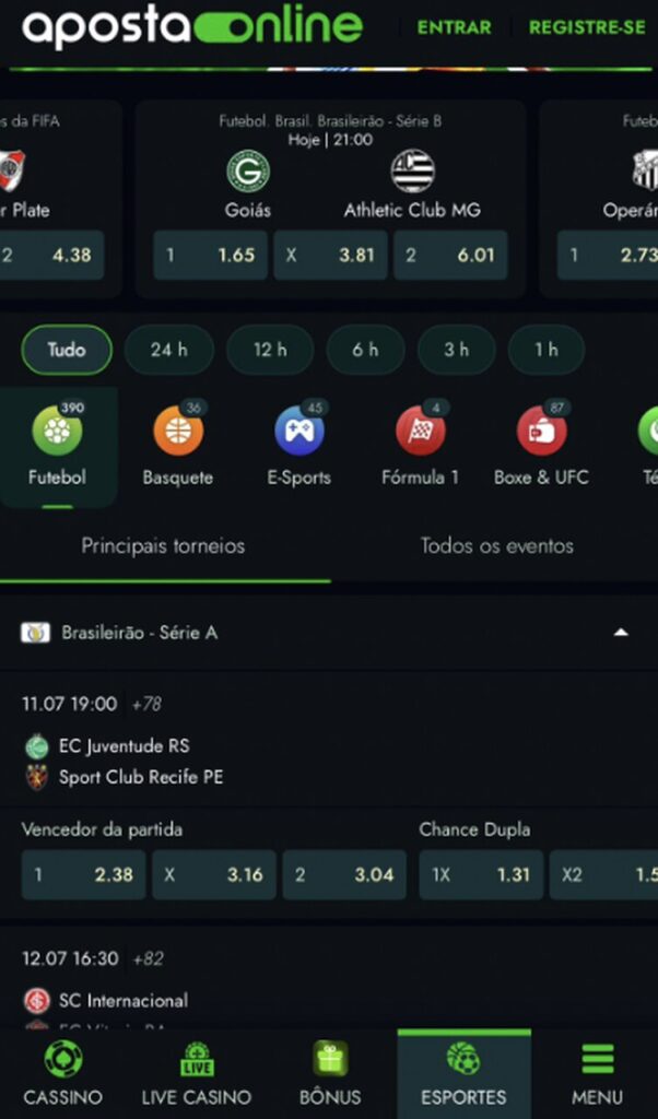 apostar aposta online sem código promocional