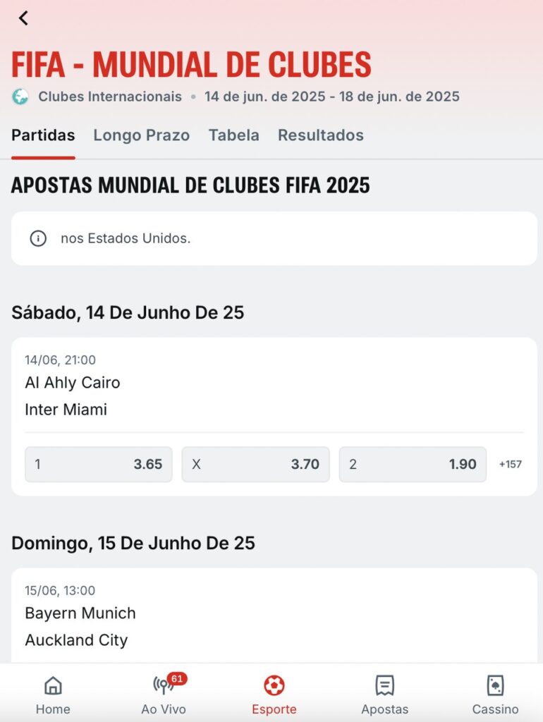fifa mundial de clubes apostas superbet