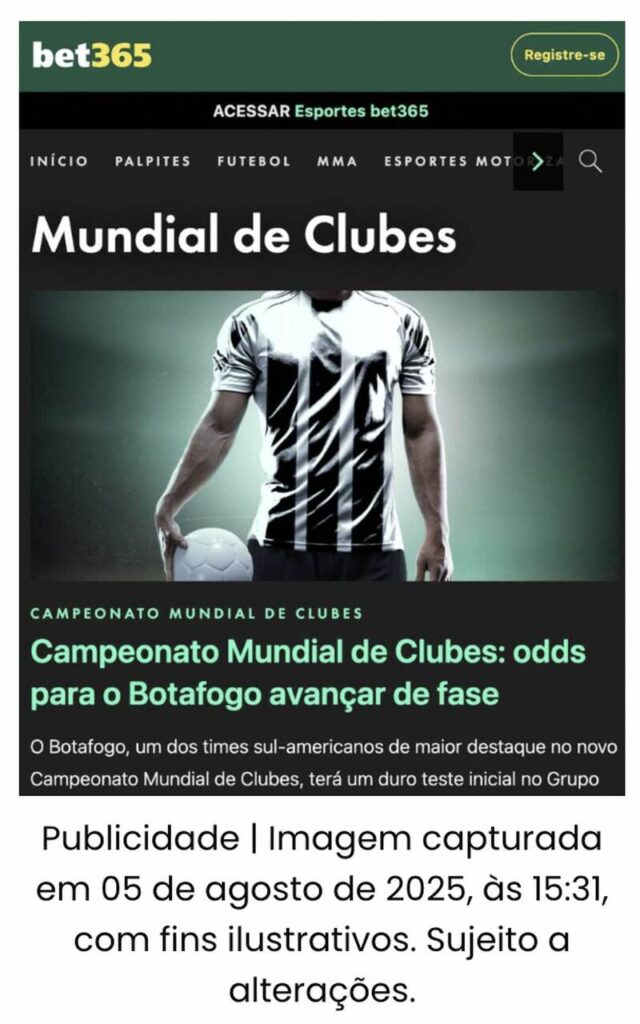 mundial de clubes na bet365