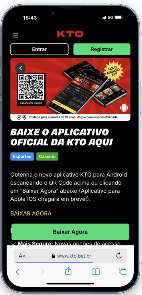 app na kto sem código promocional