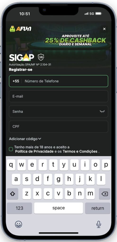 registro afun