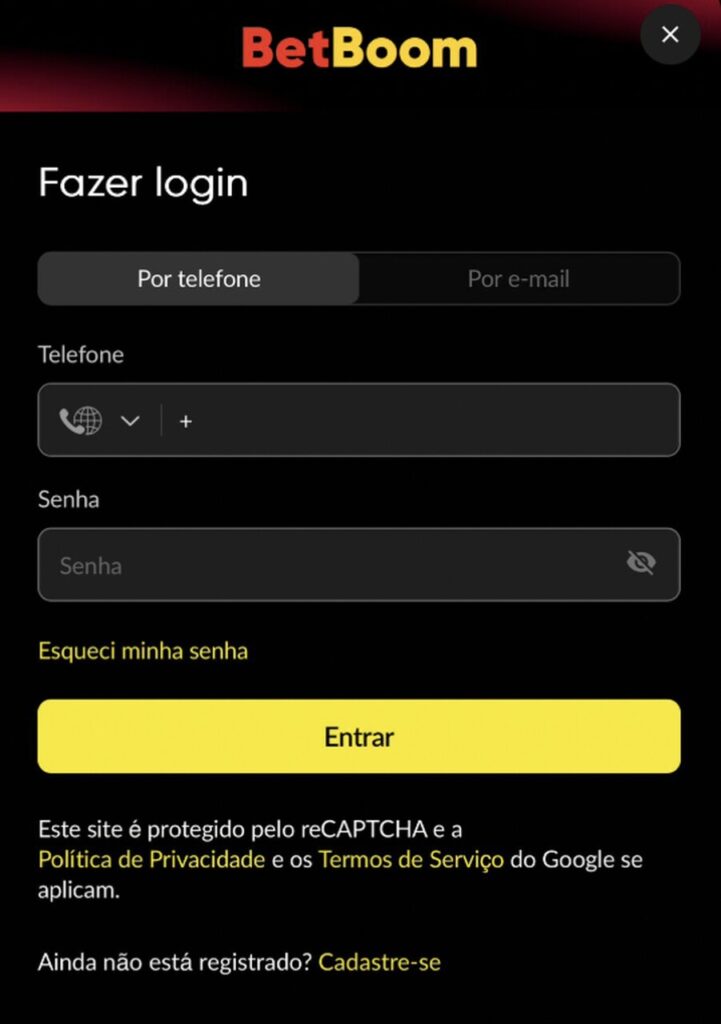 codigo promocional betboom cadastro