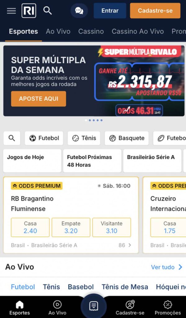 apostas na rivalo é confiável 