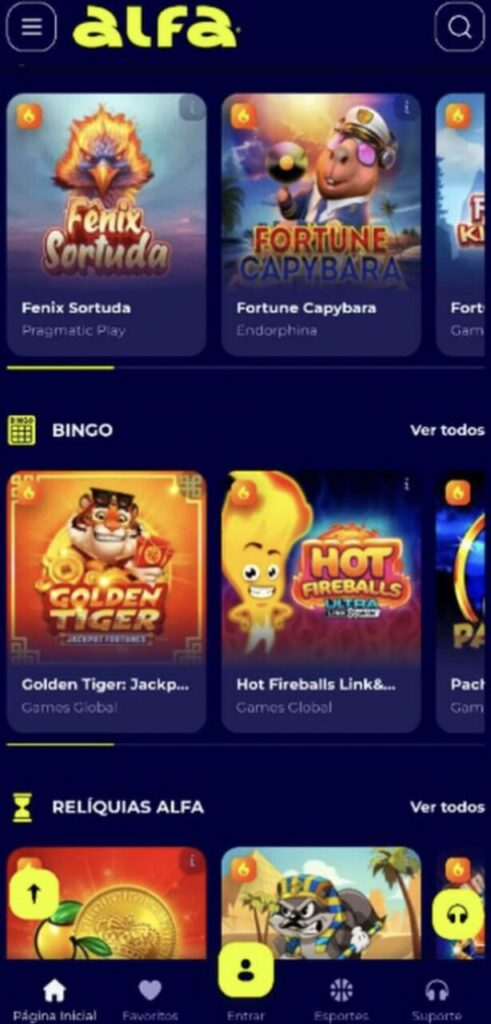 Alfabet casa de apostas