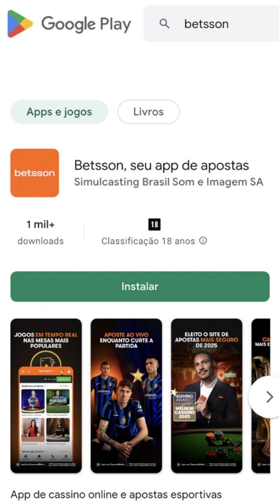 app da betsson 