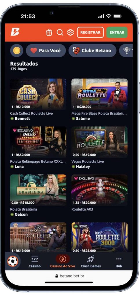 Betano cassino online