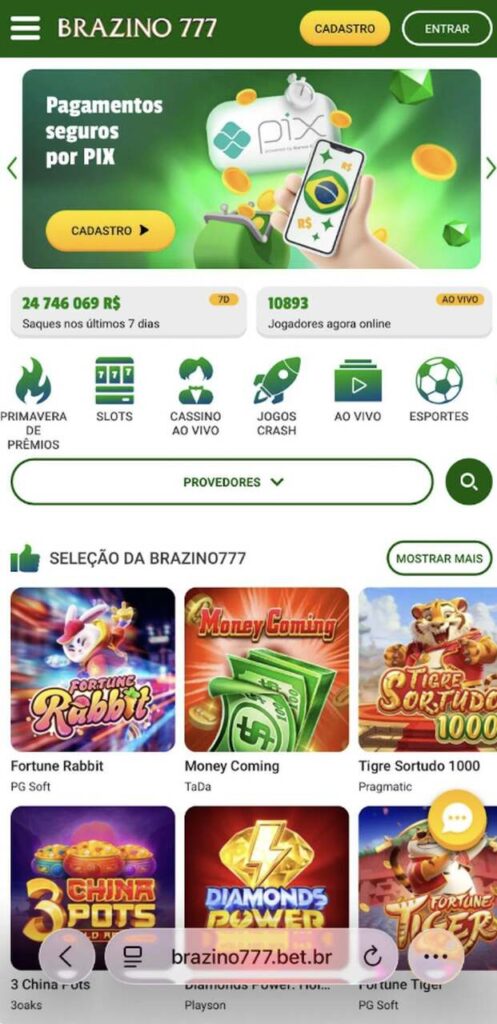 melhor site de aposta brazino777