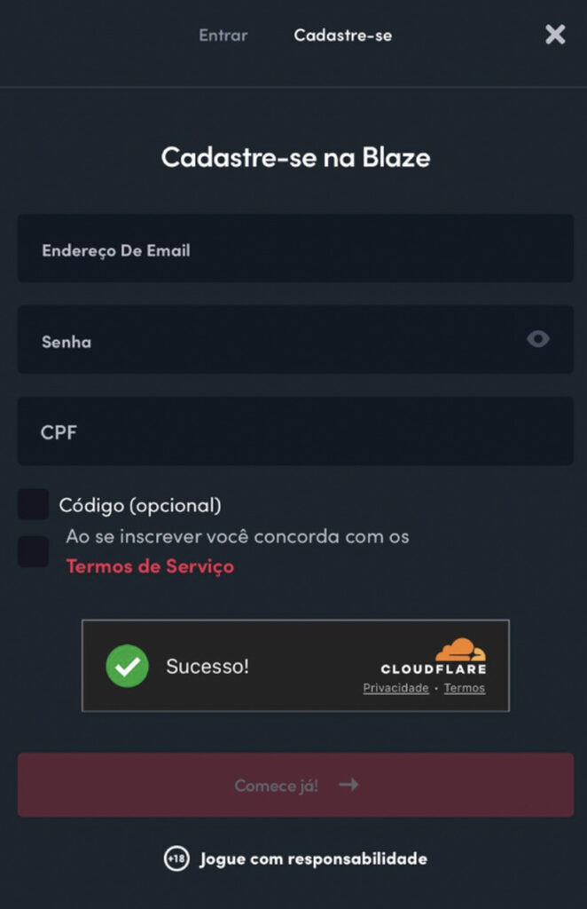 blaze registro é confiável