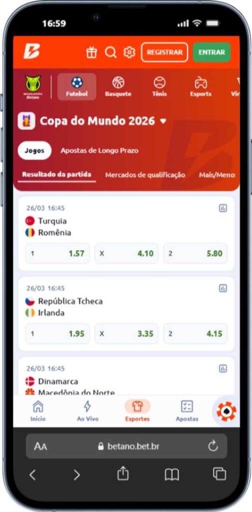 Betano Copa do Mundo de 2026