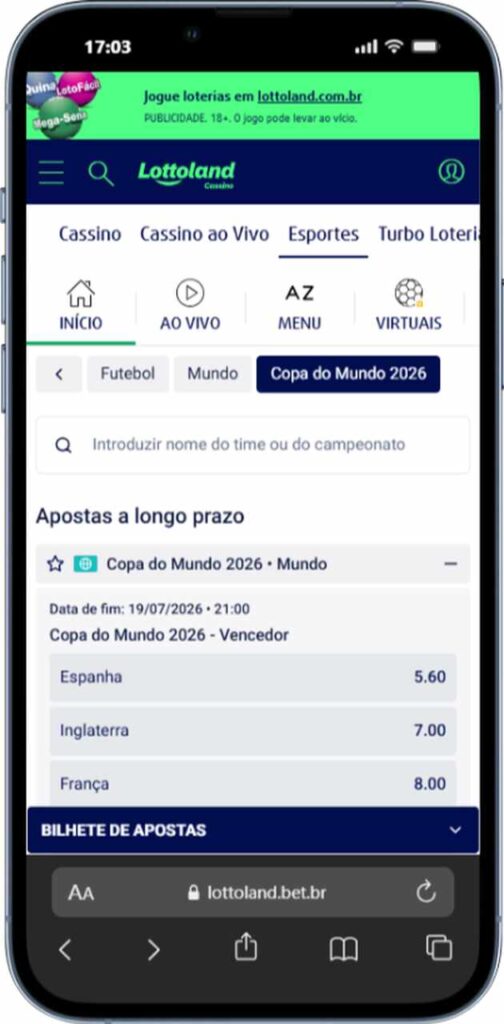 Lottoland Copa do Mundo de 2026