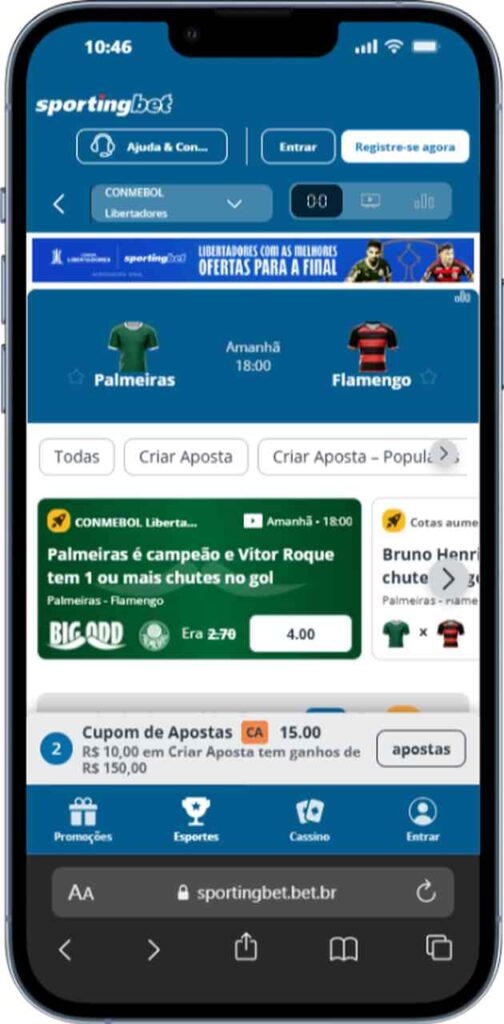 Odds especiais para apostar na Final da Libertadores 2025 na Sportingbet