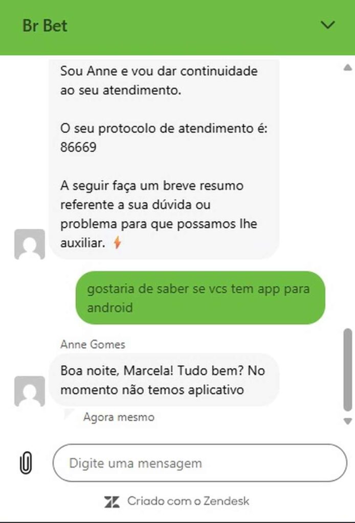 Chat da BRBET