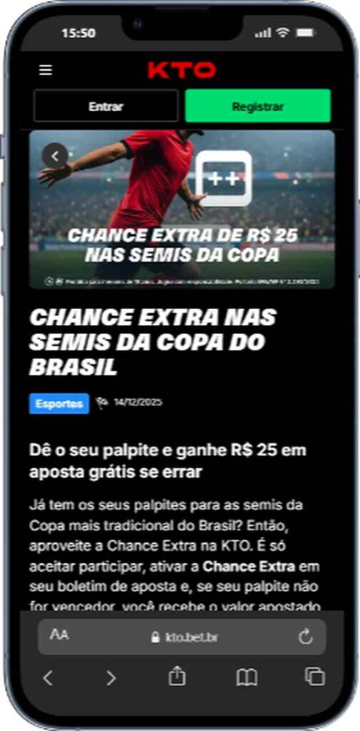 Promoção KTO Semifinais Copa do Brasil 2025