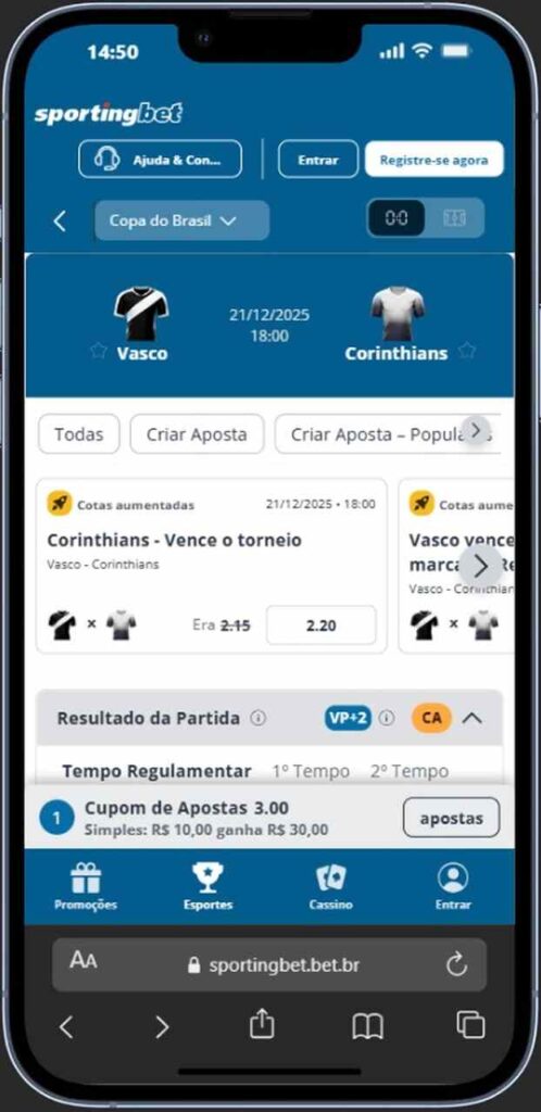 Sportingbet Final da Copa do Brasil
