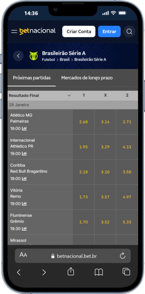 Betnacional Brasileirão