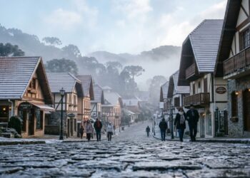 A cidade brasileira a 1.628 metros de altitude onde a temperatura cai para -7°C no inverno