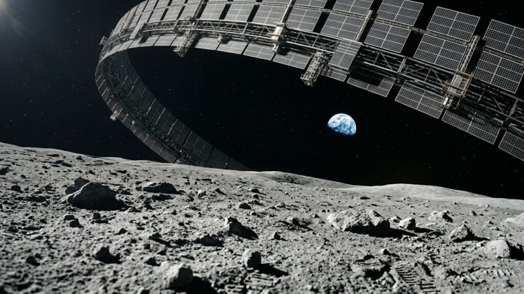 Um anel solar ao redor da Lua é o plano japonês que poderia mudar a energia na Terra