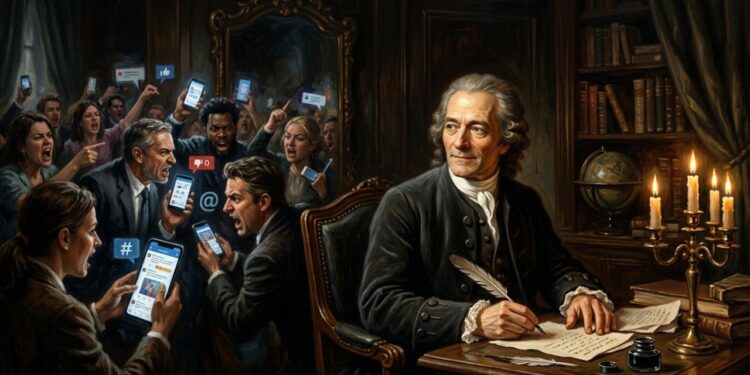 Voltaire, filósofo: "O preconceito é uma opinião sem julgamento”