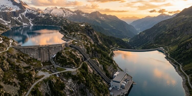A incrível bateria de água que consegue guardar energia limpa usando apenas a força da gravidade