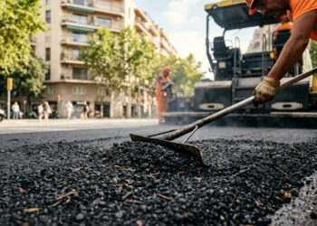 A ideia de Barcelona para reduzir até 76% de CO2: trocar o asfalto comum por restos de azeitona e madeira