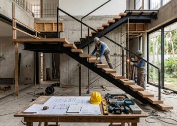 Quanto custa fazer a escada ideal para ligar o térreo ao novo andar?