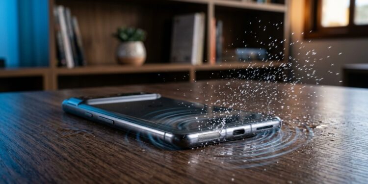Truque de segurar o celular de cabeça para baixo pra drenar água do alto-falante: funciona de verdade?
