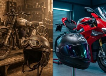Como surgiu o capacete de moto e por que ele mudou ao longo dos anos