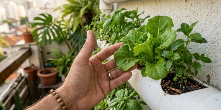 Como construir uma horta vertical com PVC por menos de R$ 200 reais