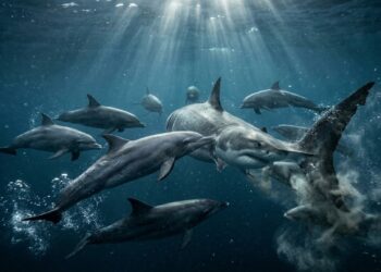 Por que tubarões evitam golfinhos mesmo sendo predadores naturais