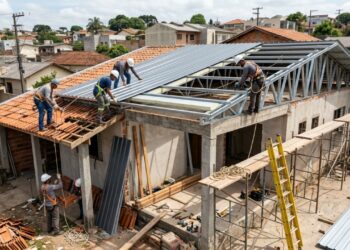 Quanto custa trocar o telhado para preparar a ampliação da casa?