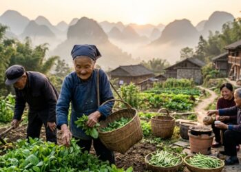O vilarejo na China com 600 moradores onde mais de 100 pessoas passaram dos 100 anos de idade