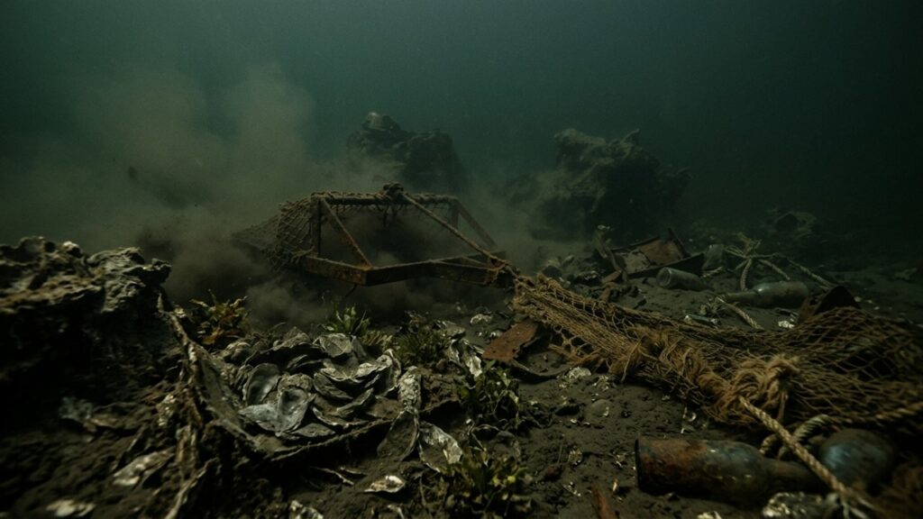 O Reino Unido solta peças de concreto com 6 mil quilos no oceano para tentar recuperar algo que sumiu faz cem anos