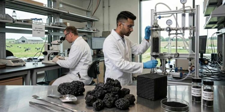 Pesquisadores indianos criaram um composto feito de fezes de boi que consegue absorver CO2 com 58% mais eficácia
