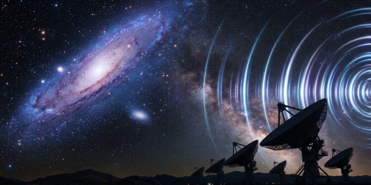 Astrônomos detectam sinal misterioso vindo de galáxia próxima à Via Láctea