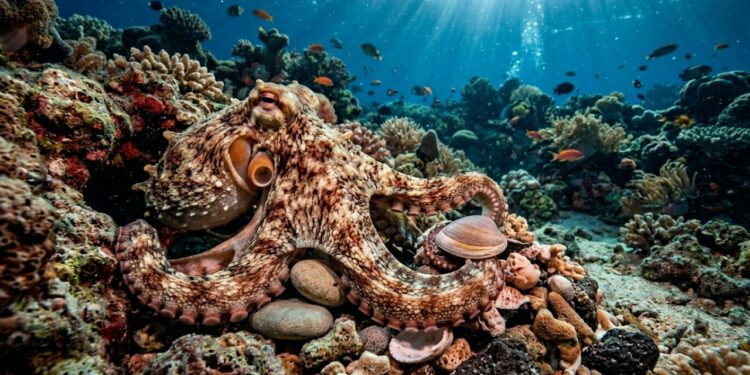“O polvo mais inteligente do oceano”: pesquisadores descobrem habilidades surpreendentes nesses animais