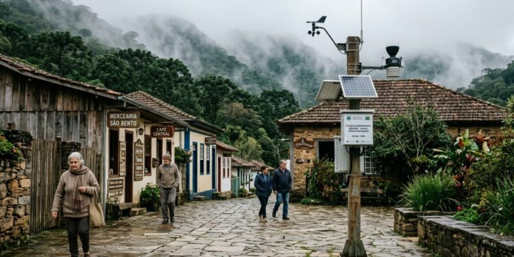 A cidade brasileira com apenas 805 habitantes onde a temperatura nunca passa de 22°C, mesmo no verão
