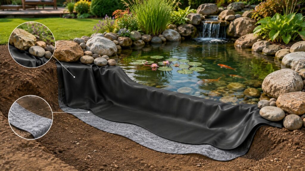 O lago ornamental que está bombando: aprenda a construir