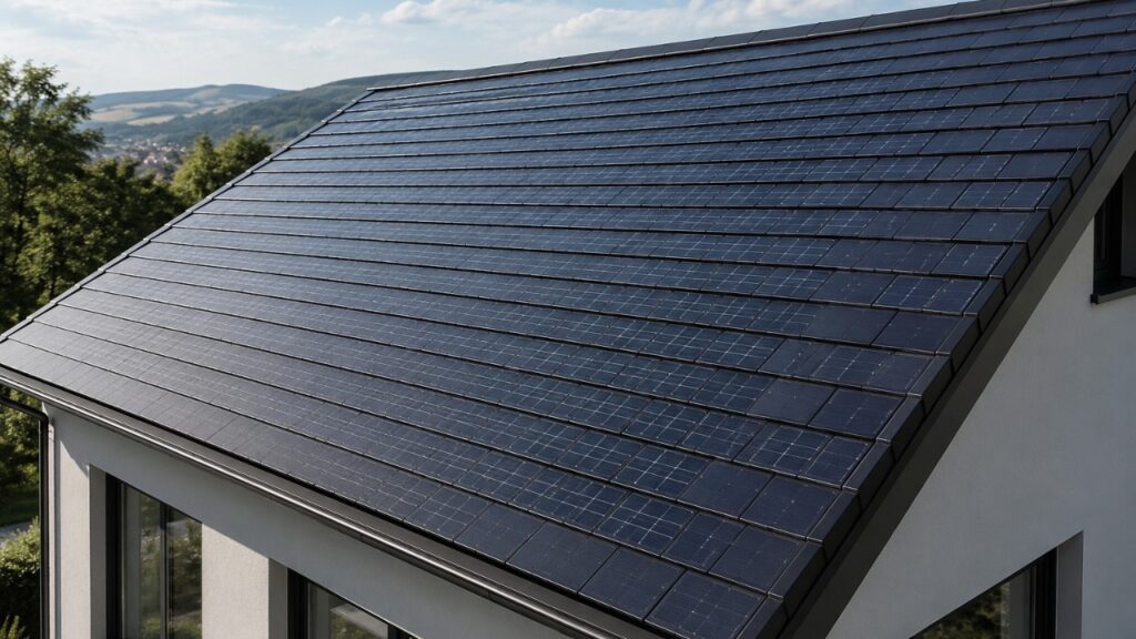 Adeus, telha de barro pesada: telhas fotovoltaicas geram energia e cobrem a casa ao mesmo tempo