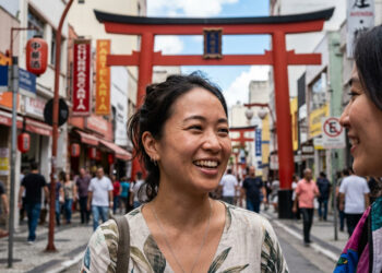 Existe uma cidade no Brasil onde a maioria dos moradores fala japonês no cotidiano e onde há mais torii e templos do que igrejas