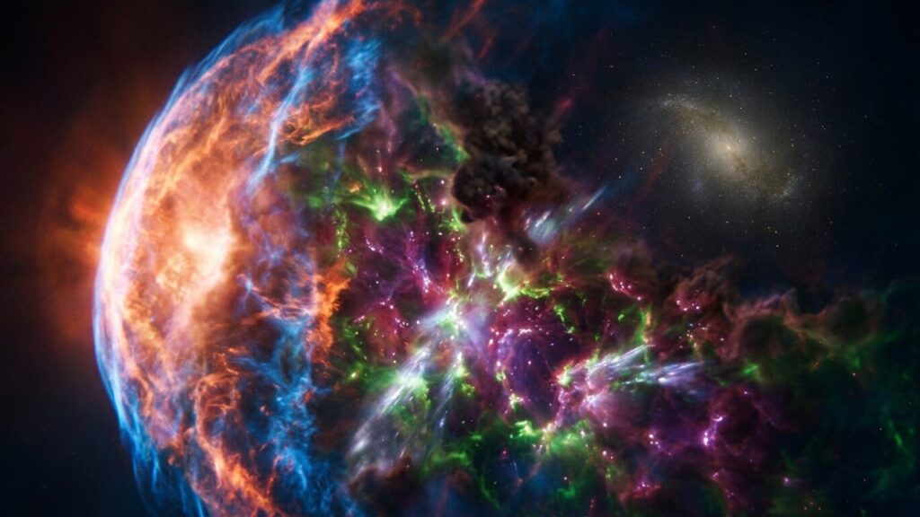 Foi descoberto uma explosão estelar 130 vezes mais poderosa do que o esperado: a rara morte cósmica que poderia apagar completamente uma estrela gigante